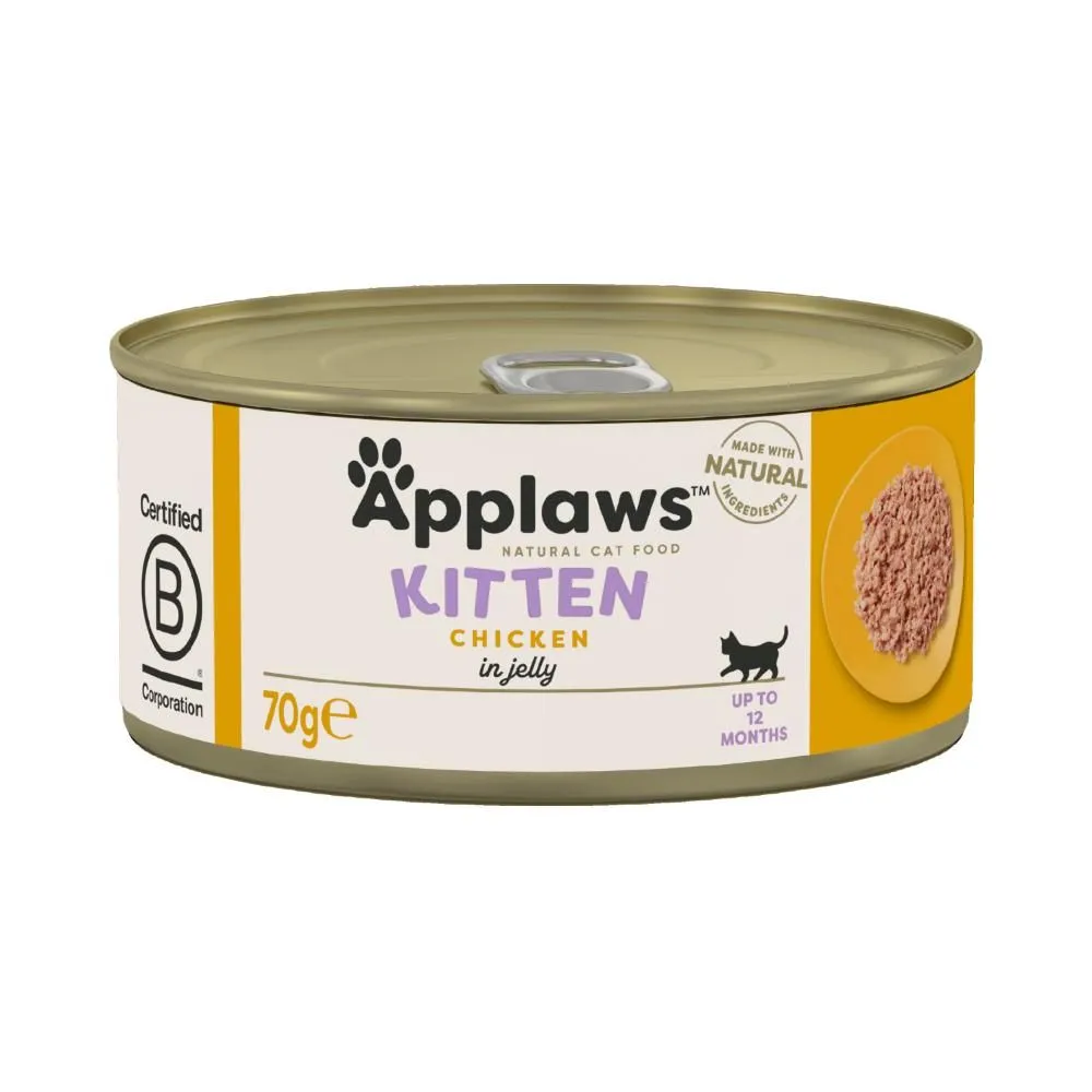 Applaws Kattevådmad Killing kylling 70 g